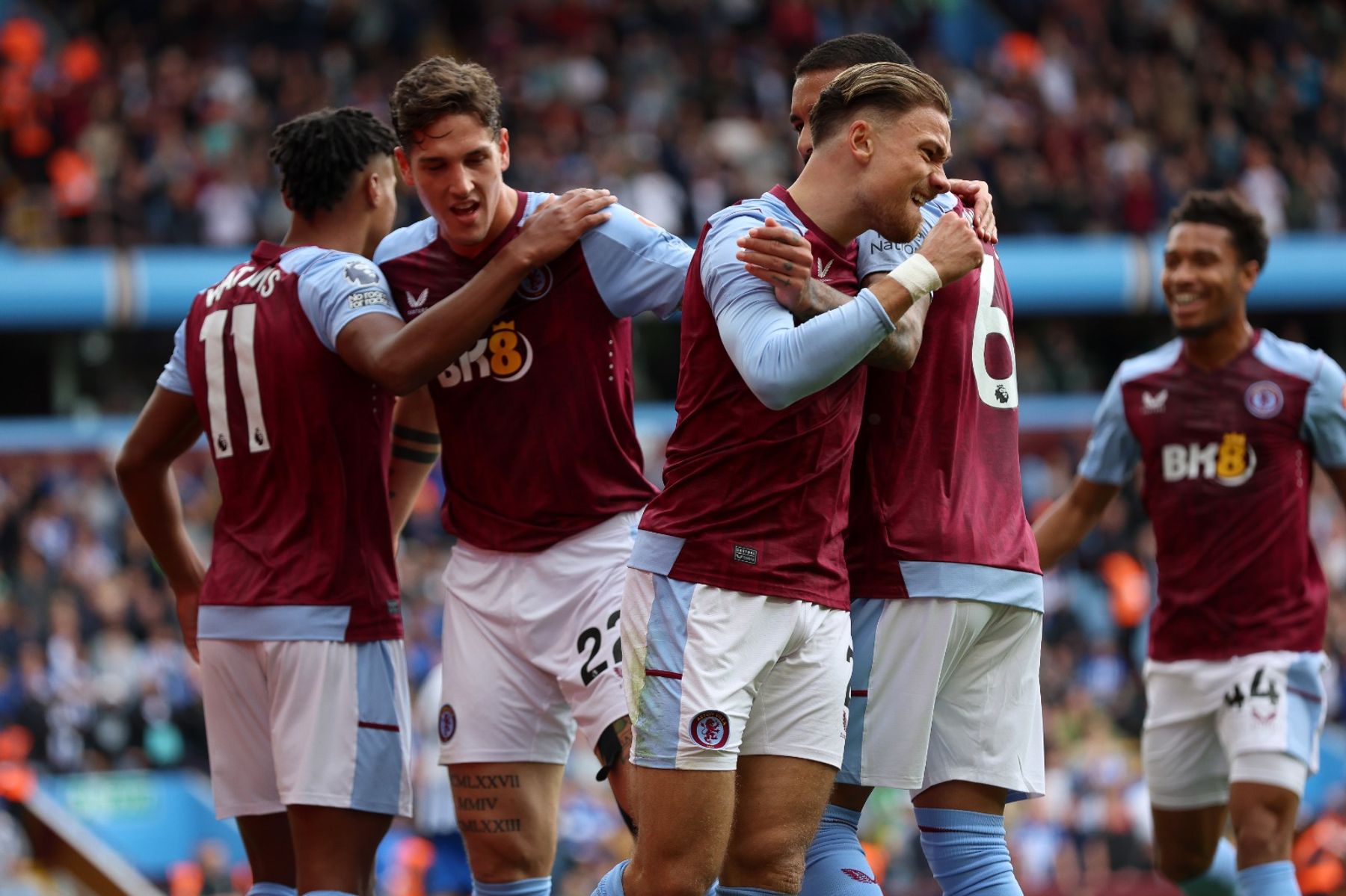 Aston Villa host Brighton & Hove Albion in the Premier League.