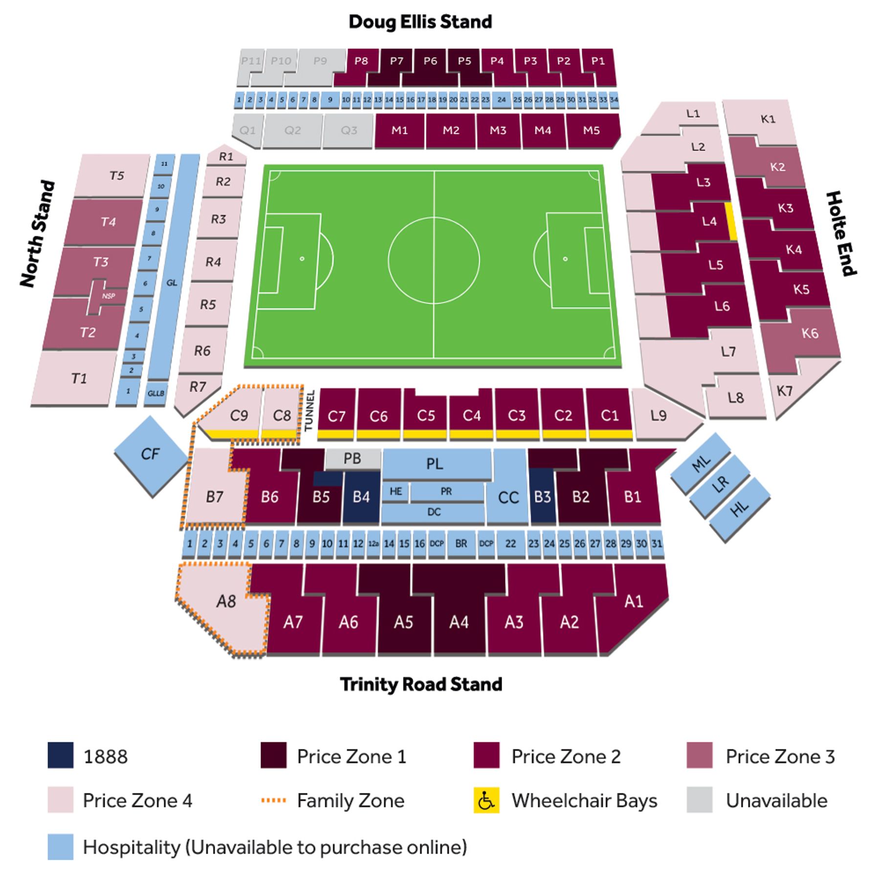 Aston Villa 2023/24 season tickets