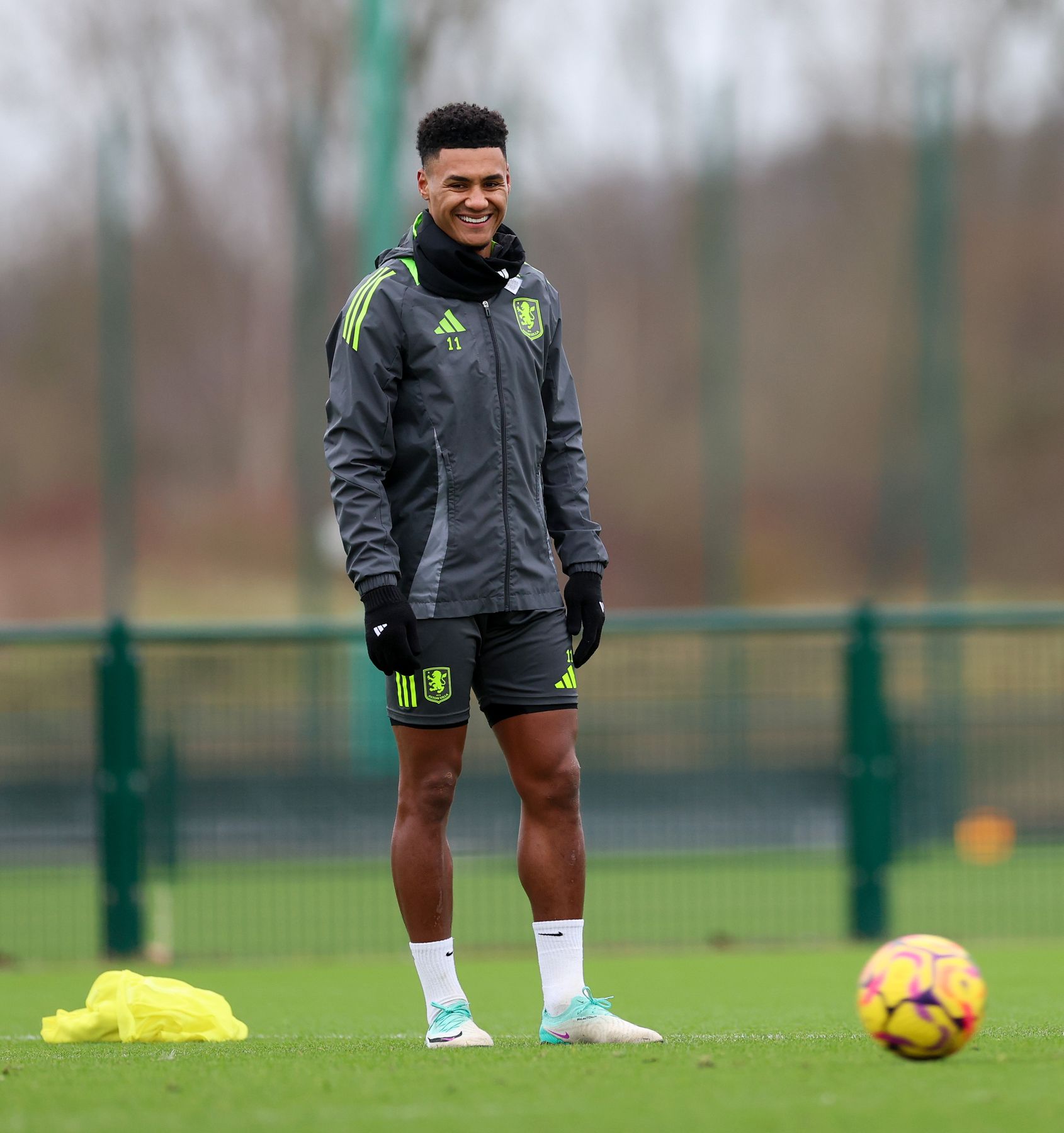 Aston Villa training pre-Manchester City