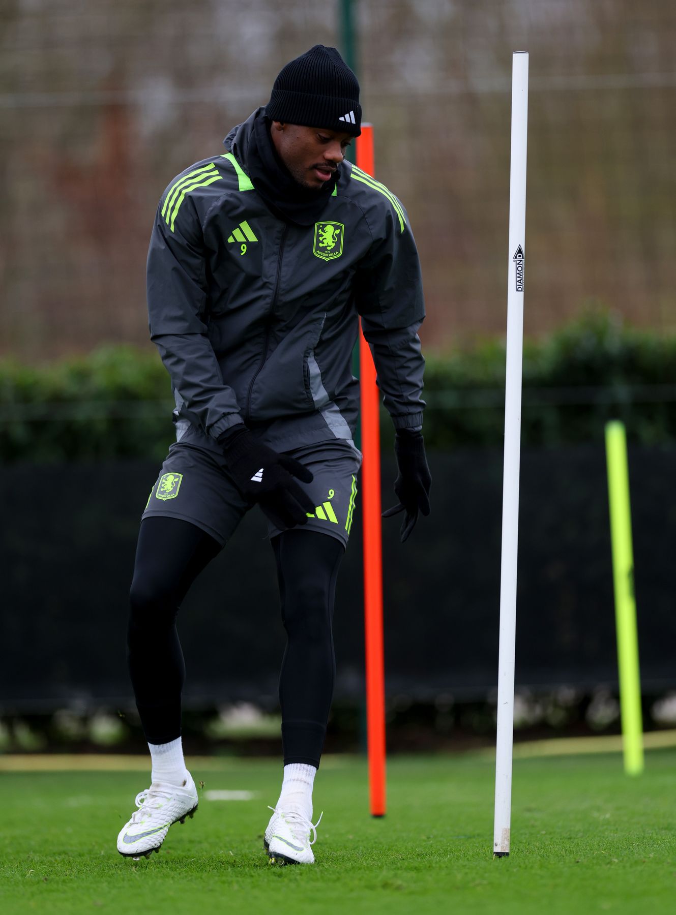 Aston Villa training pre-Manchester City