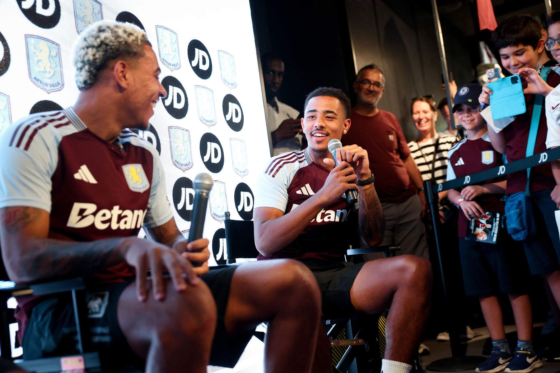 Aston Villa in Times Square, New York