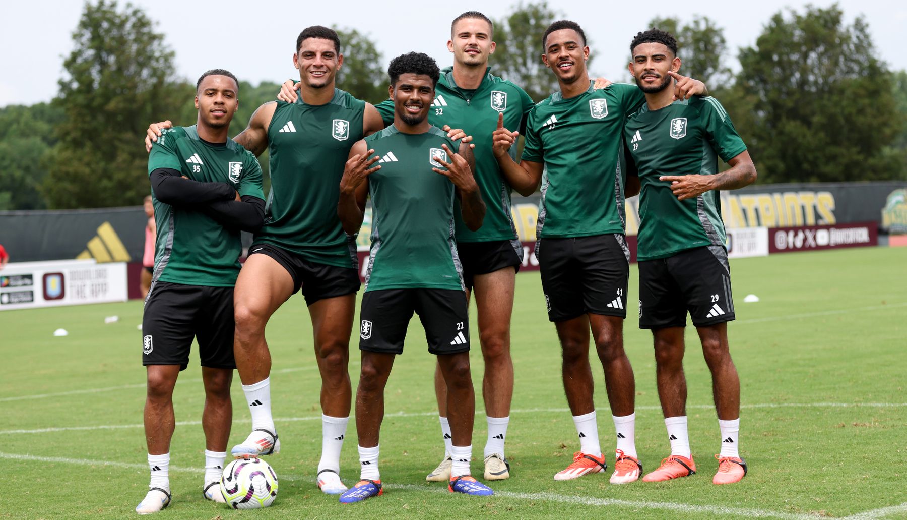 Aston Villa's second training session of USA pre-season tour