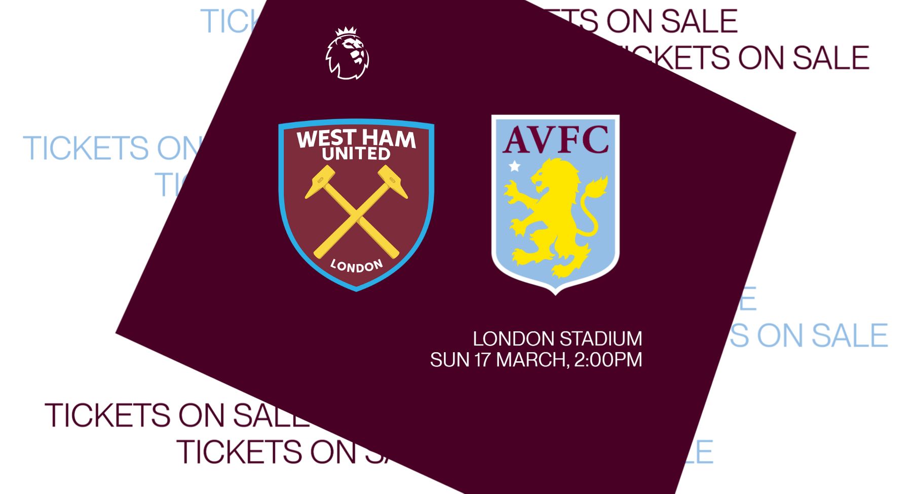 West Ham United v Aston Villa