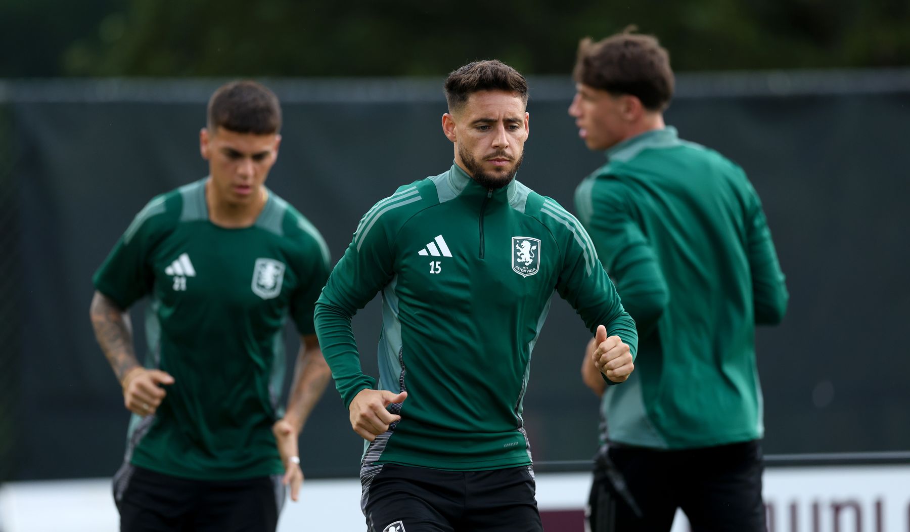 Aston Villa's first training session of USA pre-season tour