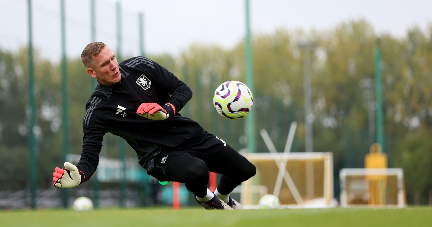 Aston Villa training pre-Wolves