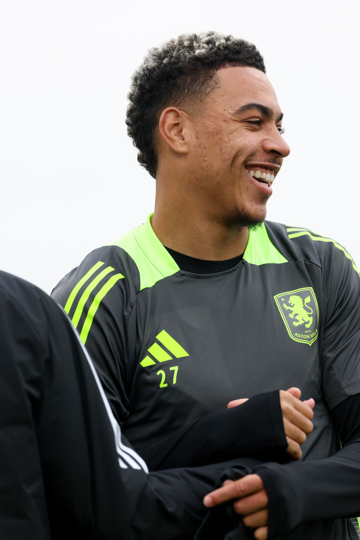 Aston Villa training pre-Wolves