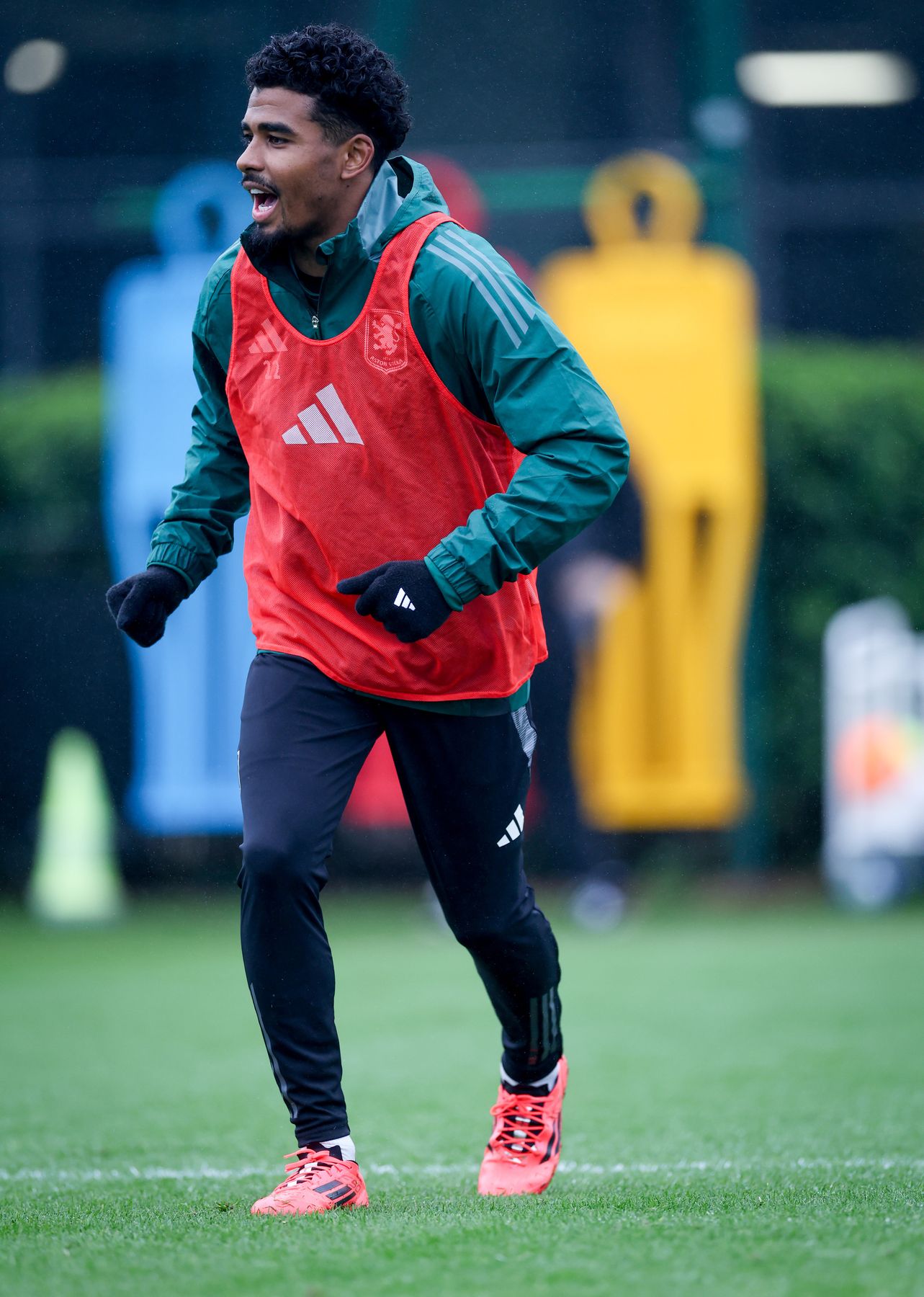 Aston Villa training pre-Bayern Munich