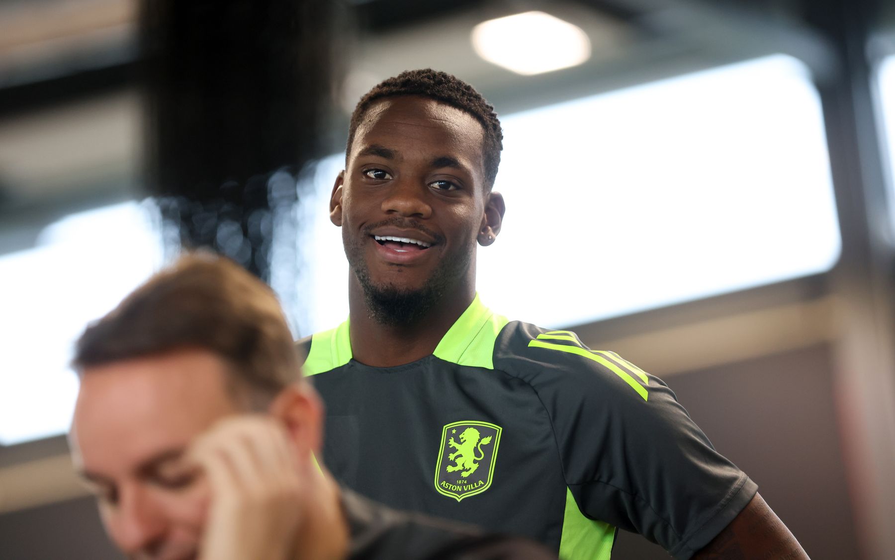 Aston Villa training pre-Wolves