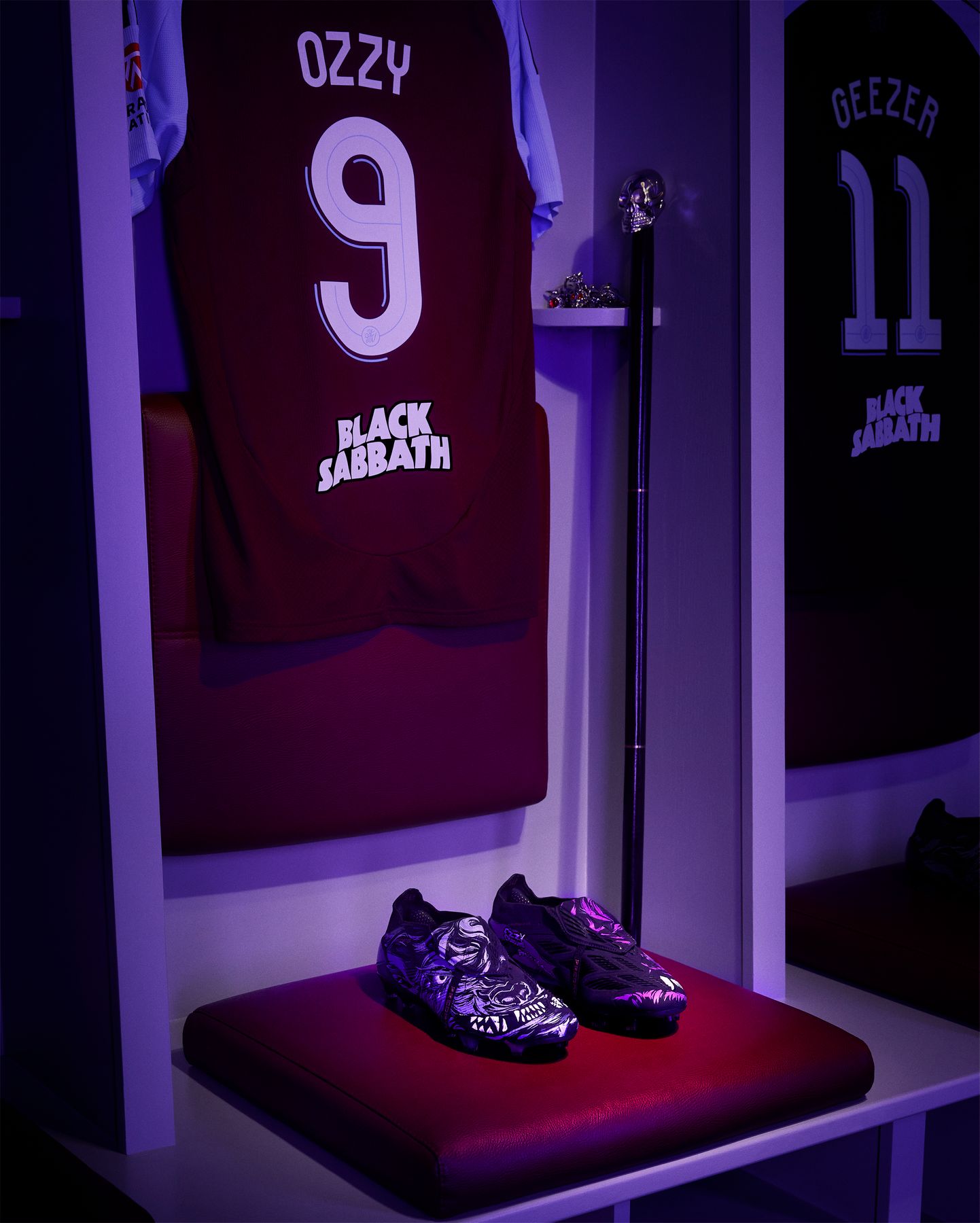 Aston Villa and adidas celebrate legacy of Ozzy Osbourne and Black Sabbath