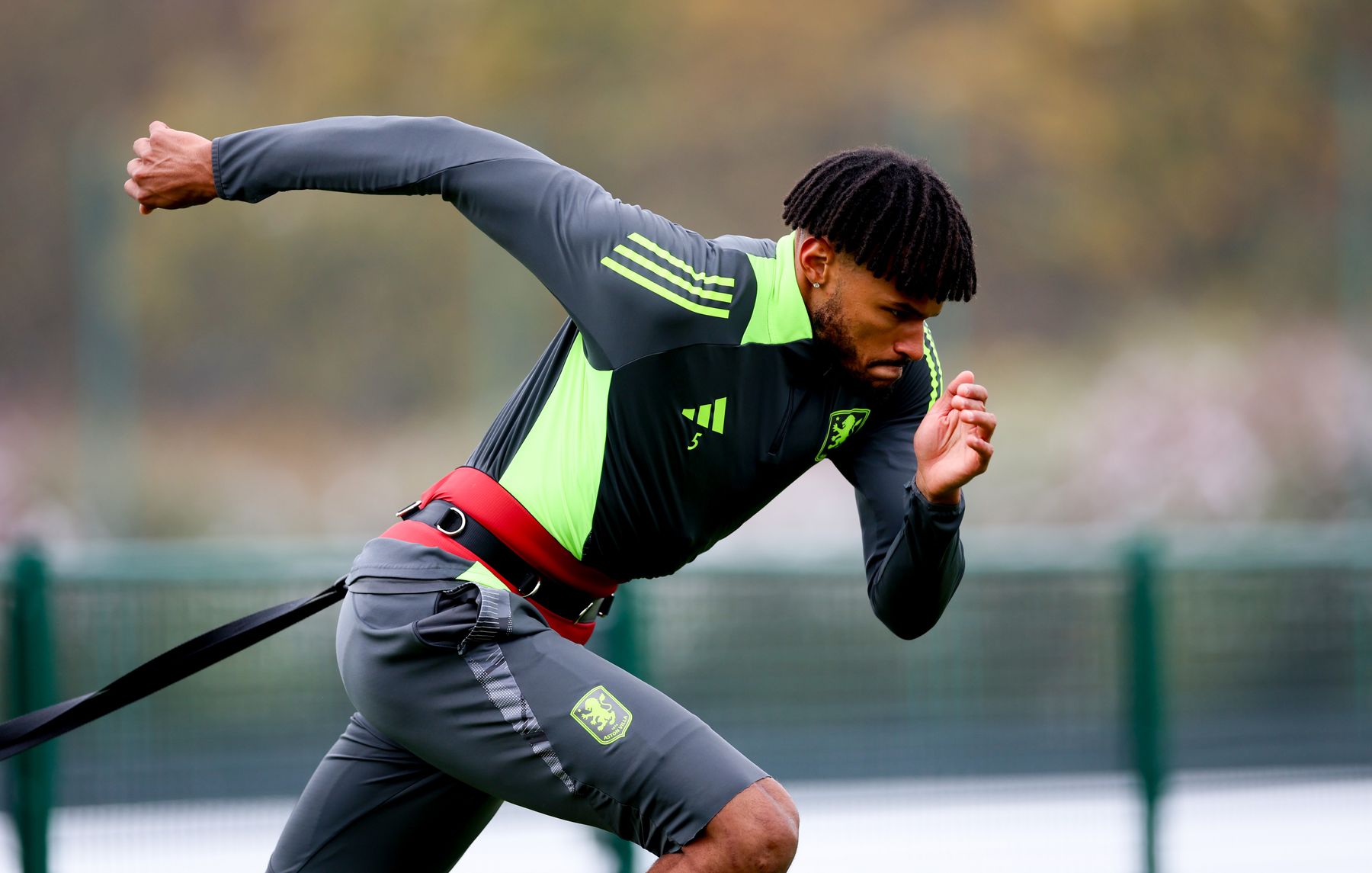 Aston Villa training pre-Crystal Palace