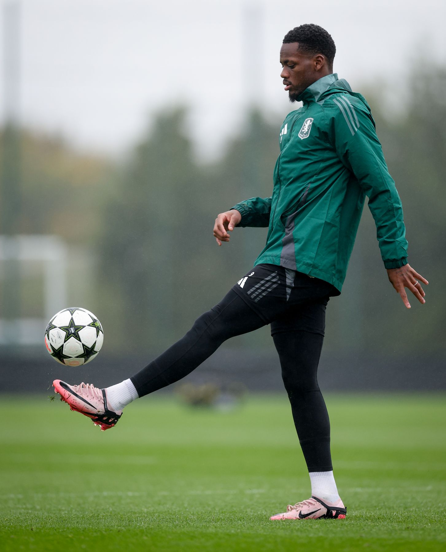 Aston Villa training pre-Bayern Munich