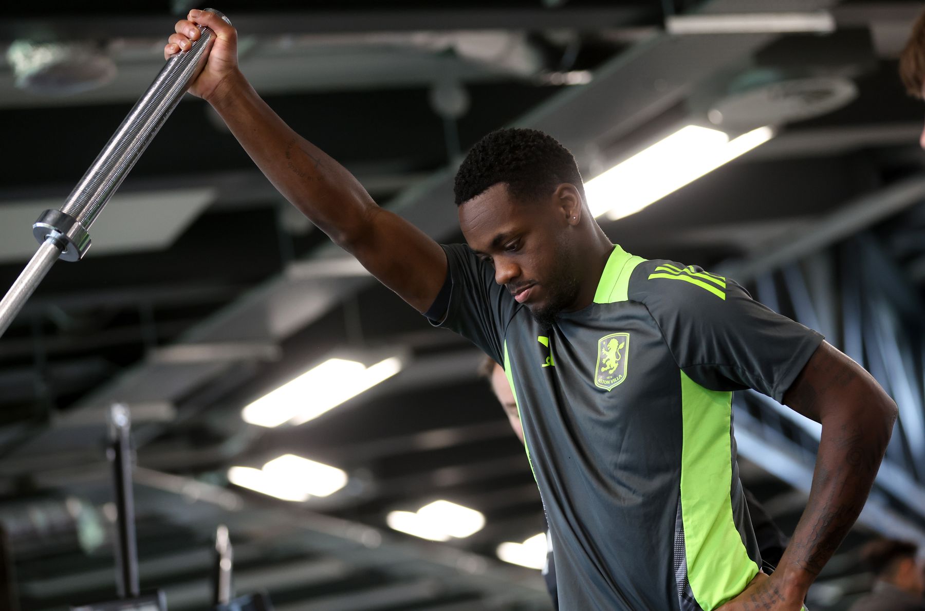 Aston Villa training pre-Wolves