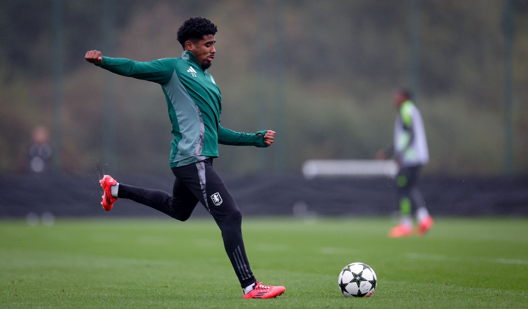 Aston Villa training pre-Bayern Munich