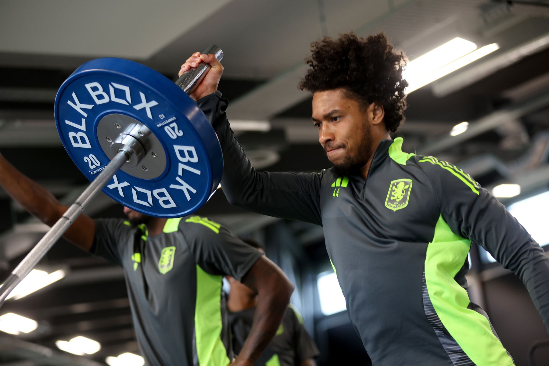 Aston Villa training pre-Wolves