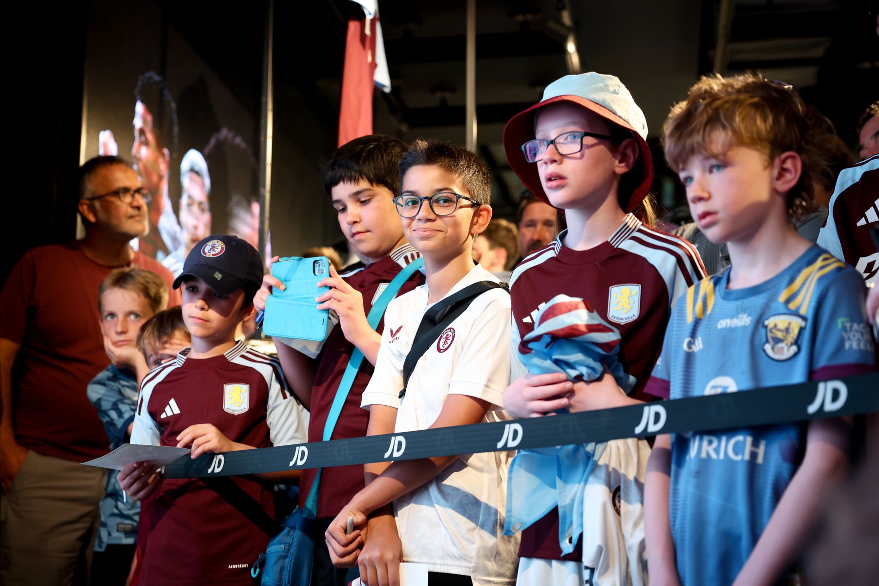 Aston Villa in Times Square, New York