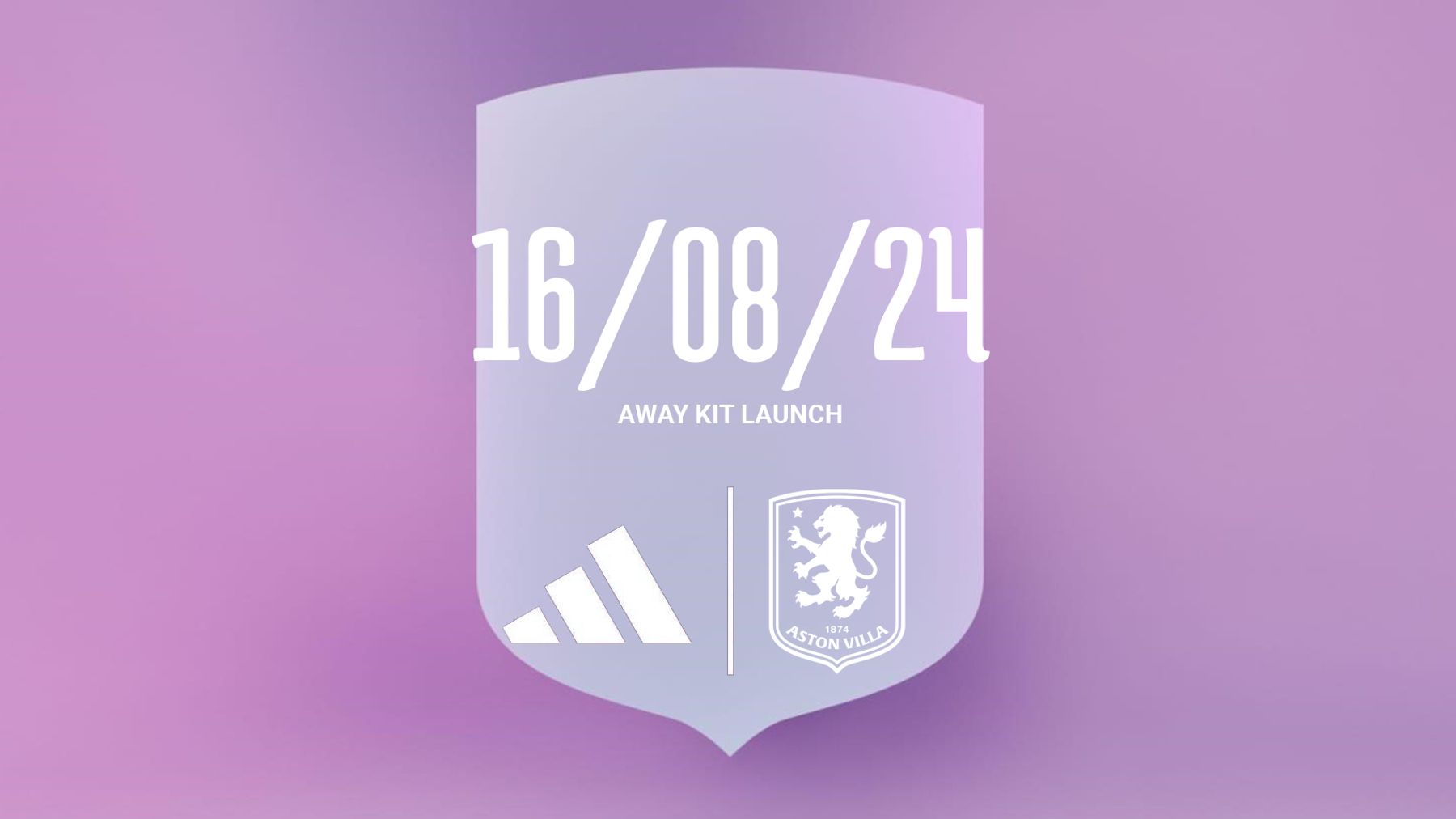 Aston Villa and adidas 2024/25 away kit