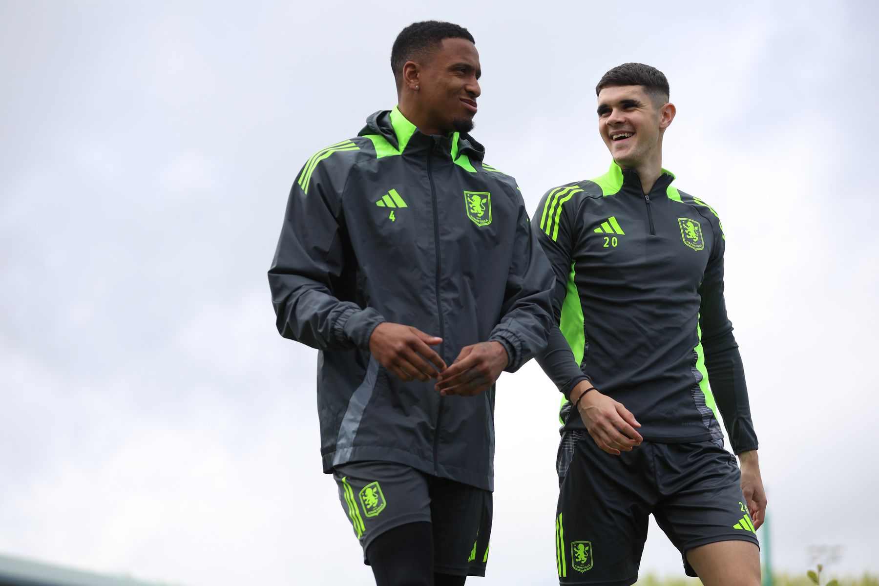 Aston Villa training pre-Ipswich Town