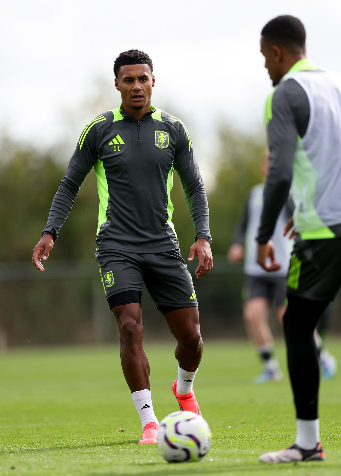 Aston Villa training pre-Ipswich Town