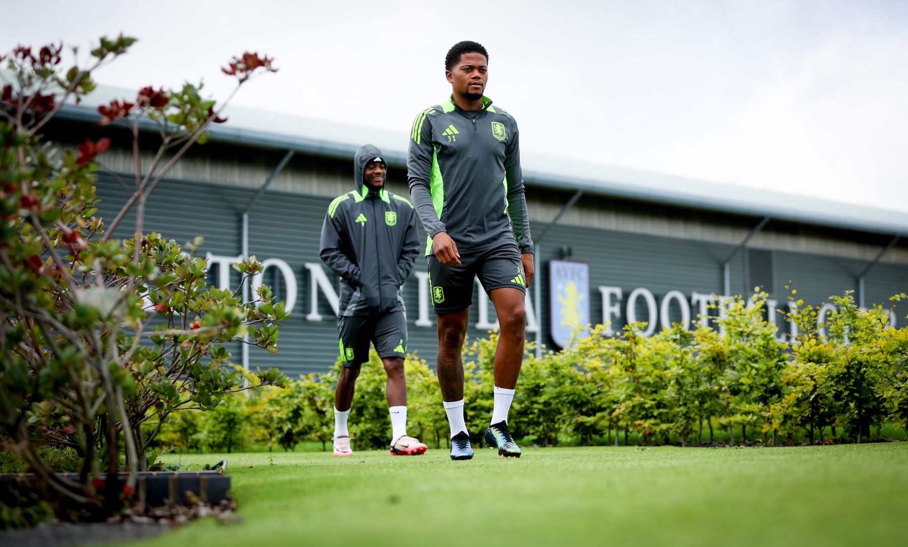 Aston Villa training pre-Ipswich Town