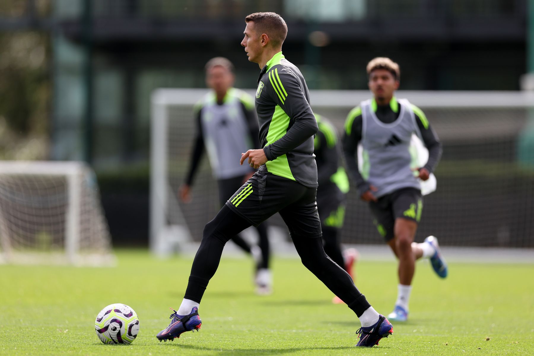 Aston Villa training pre-Ipswich Town