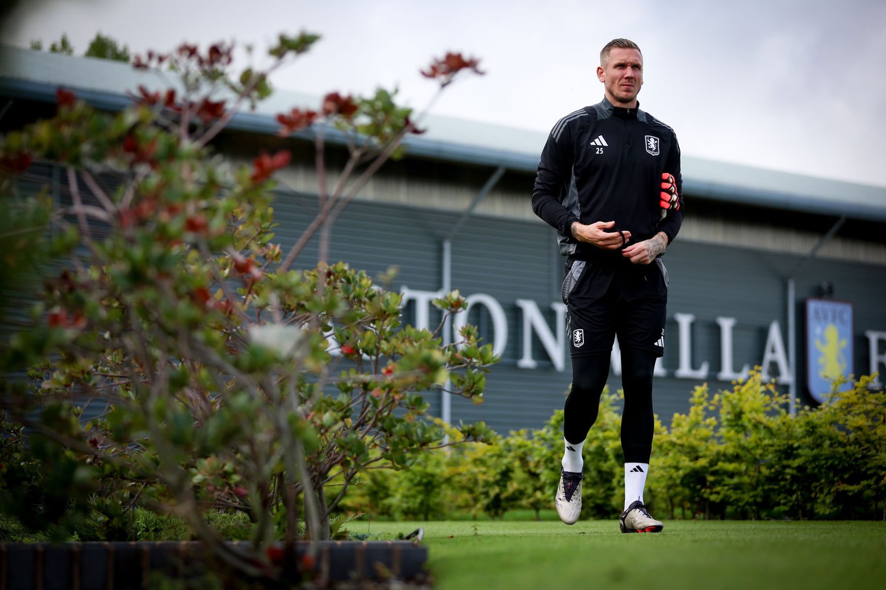 Aston Villa training pre-Ipswich Town