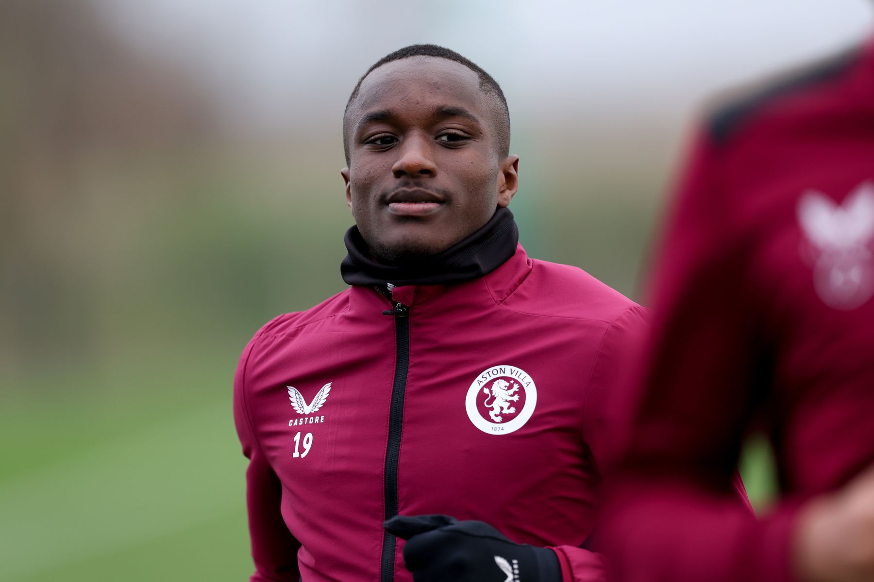 Aston Villa training pre-Chelsea FA Cup