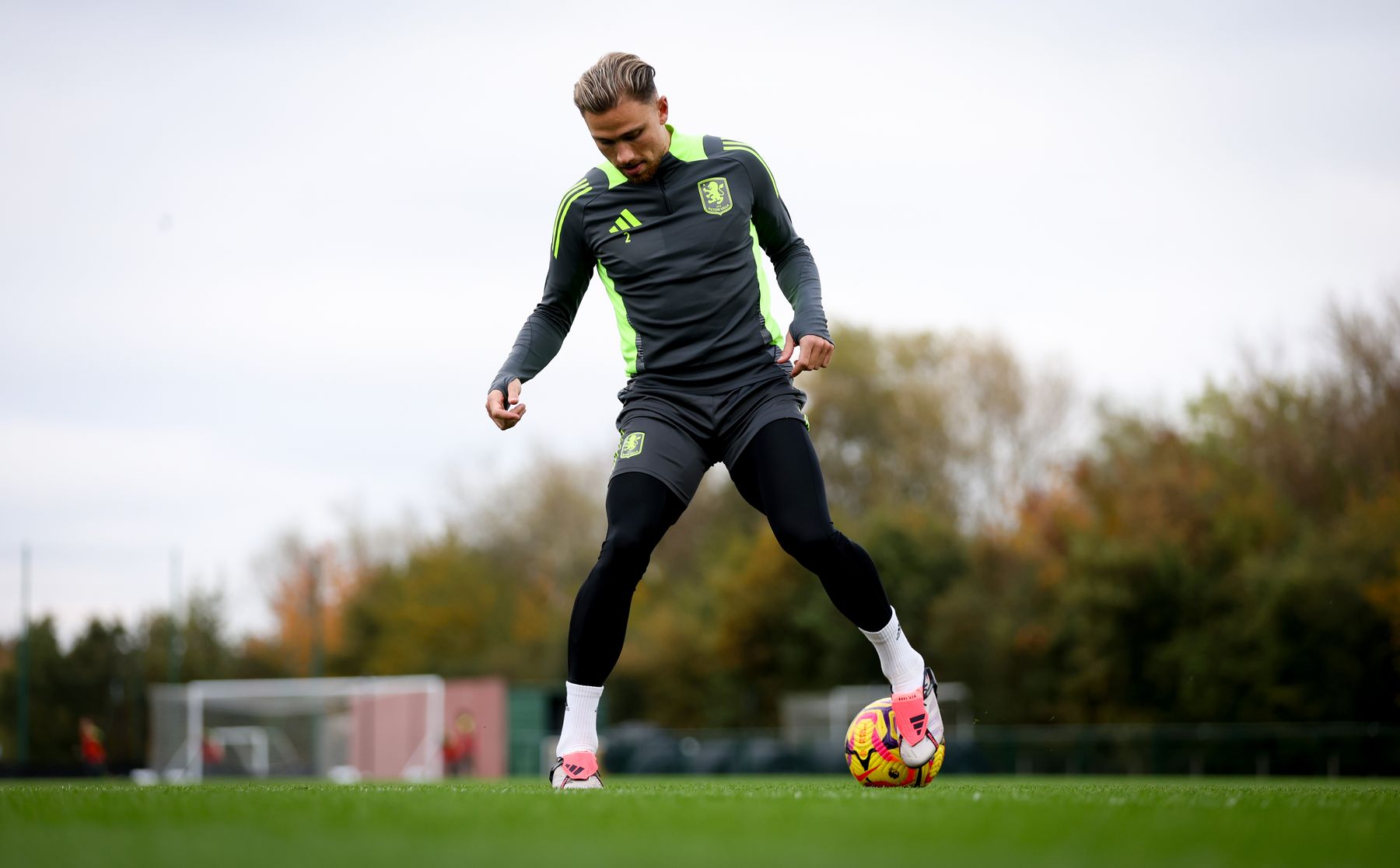 Aston Villa training pre-AFC Bournemouth