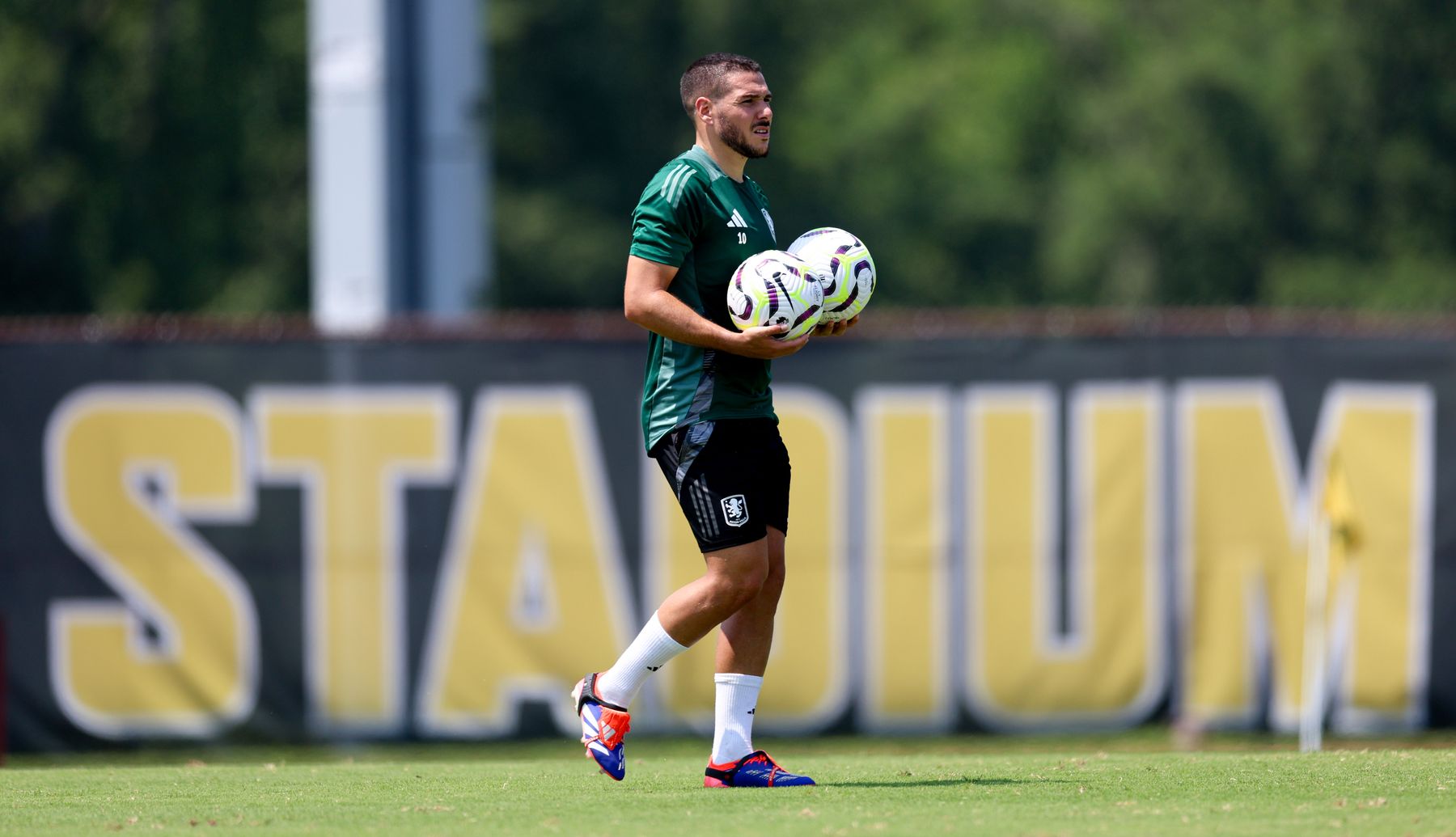 Aston Villa training in Washington, DC