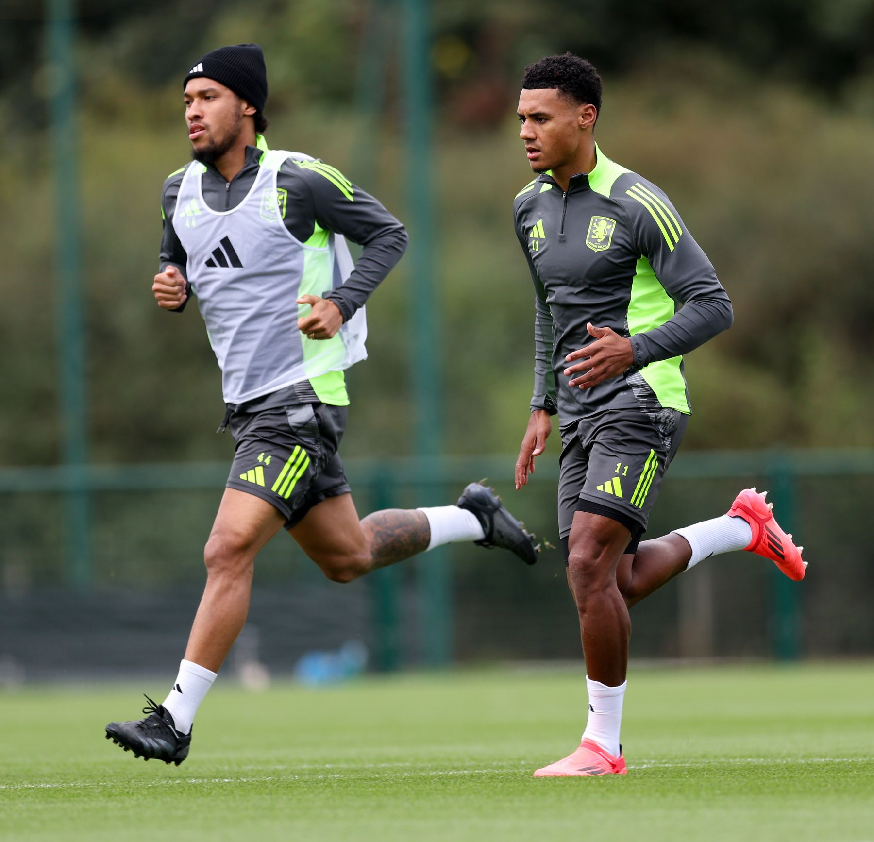 Aston Villa training pre-Ipswich Town