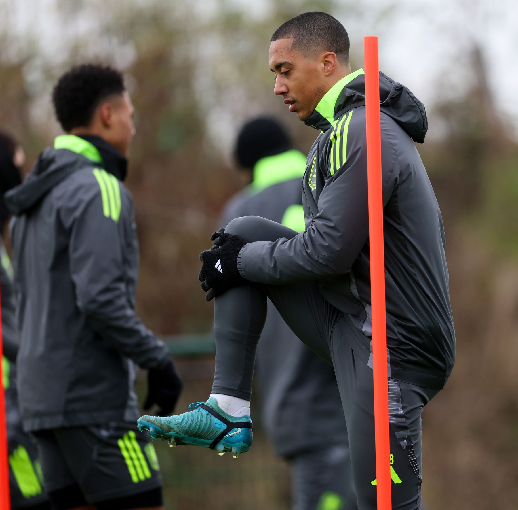 Aston Villa training pre-Manchester City