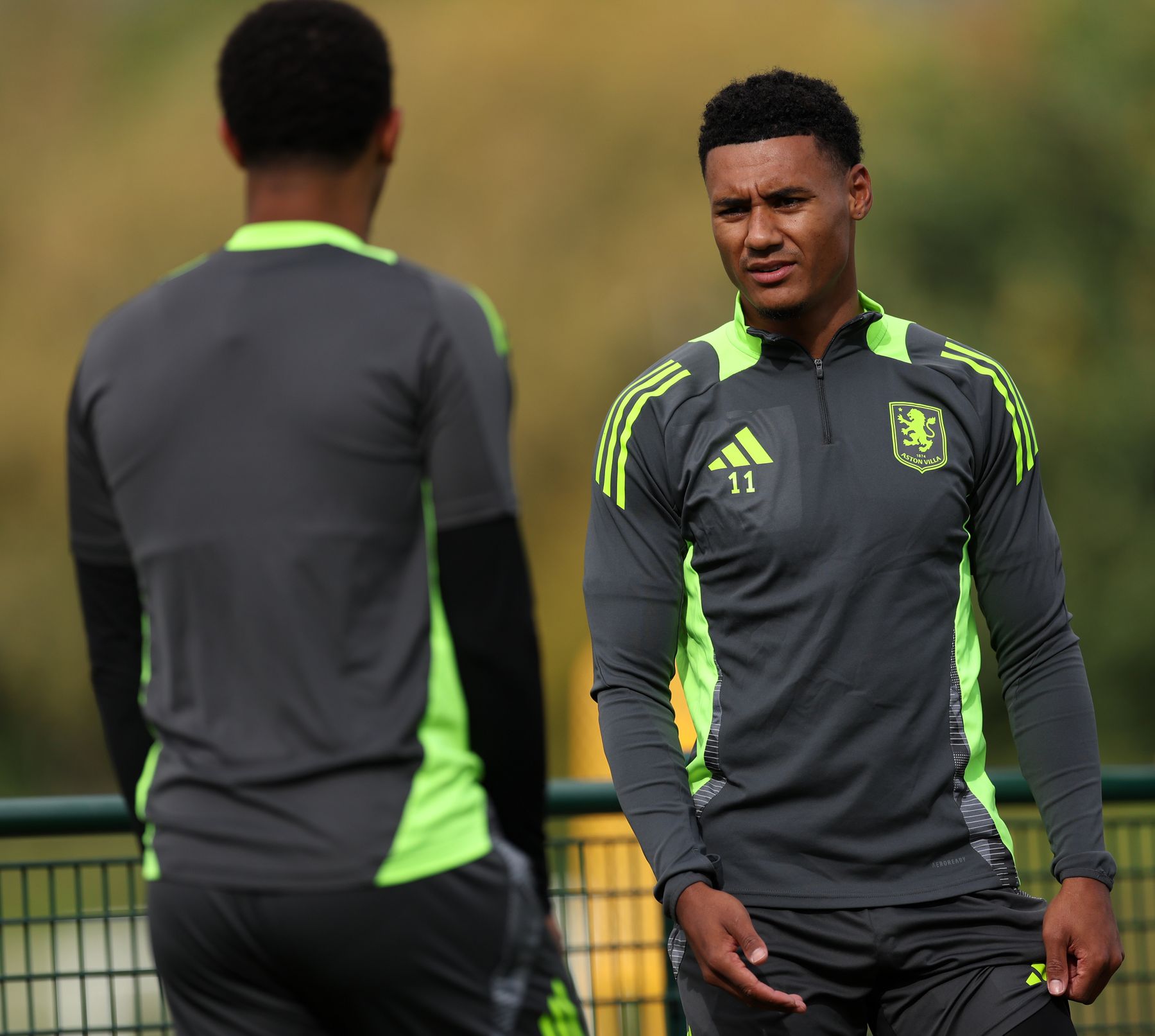 Aston Villa training pre-Ipswich Town