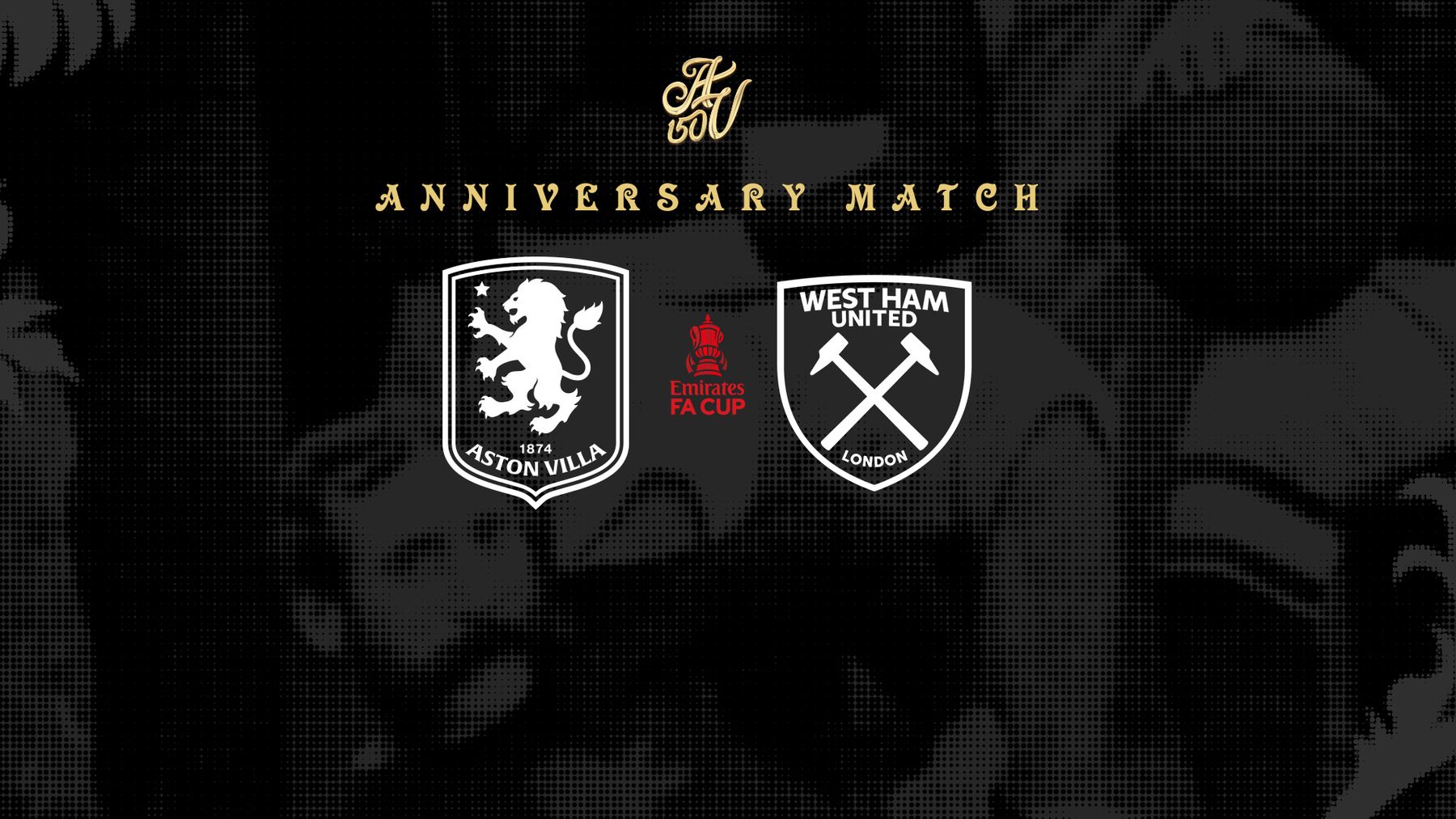 Aston Villa v West Ham United 150th anniversary match