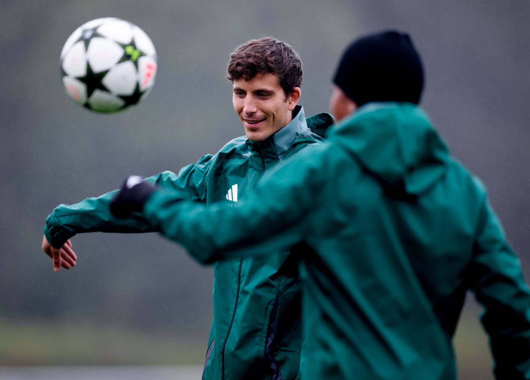 Aston Villa training pre-Bayern Munich