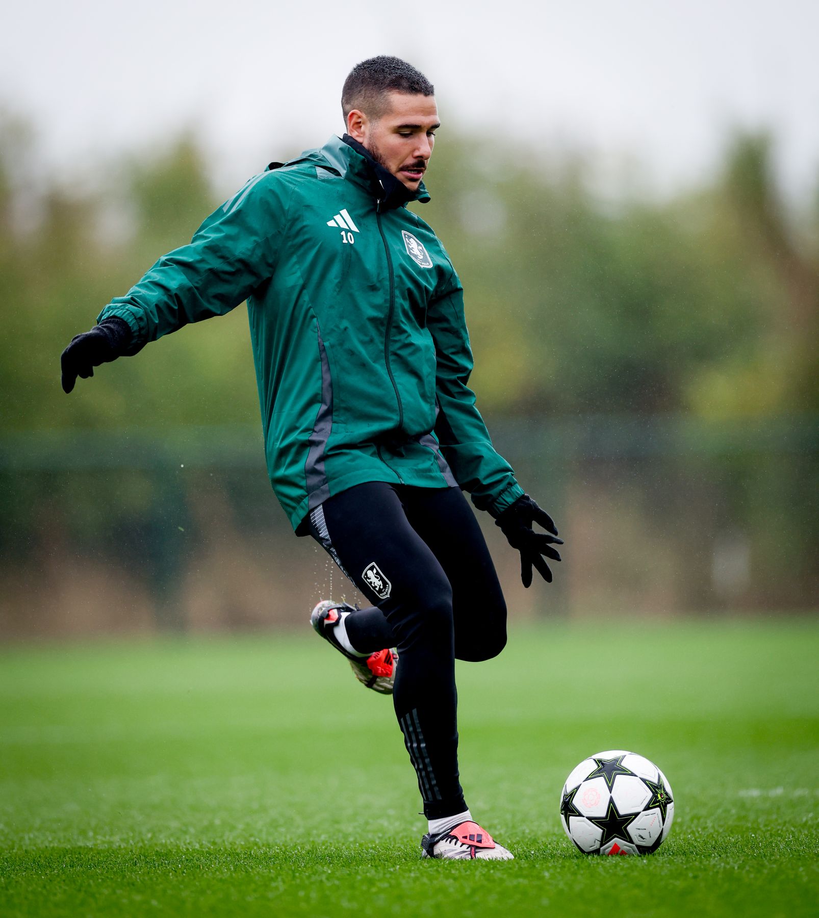 Aston Villa training pre-Bayern Munich