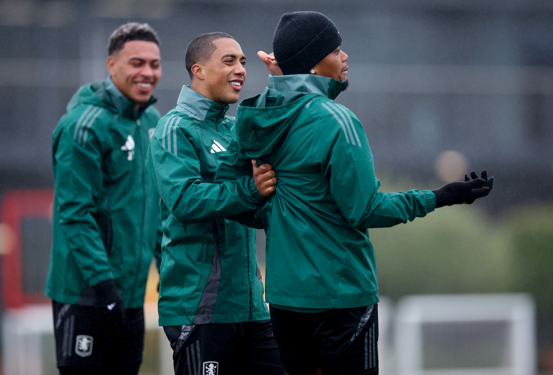 Aston Villa training pre-Bayern Munich