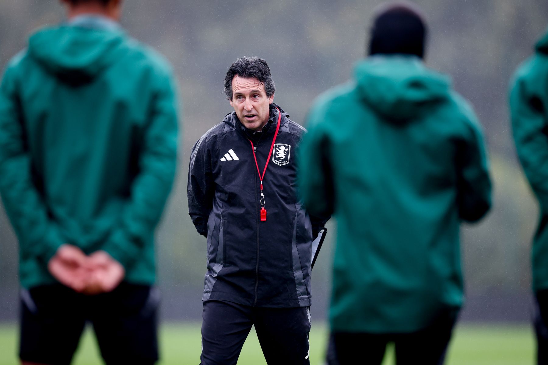 Aston Villa training pre-Bayern Munich