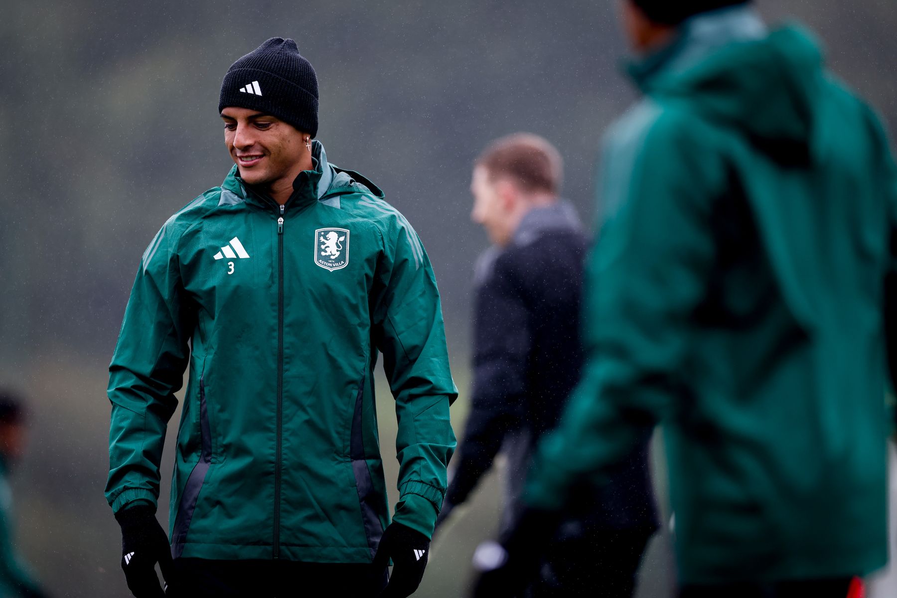 Aston Villa training pre-Bayern Munich