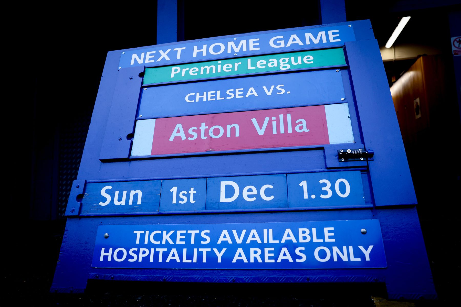 Chelsea v Aston Villa