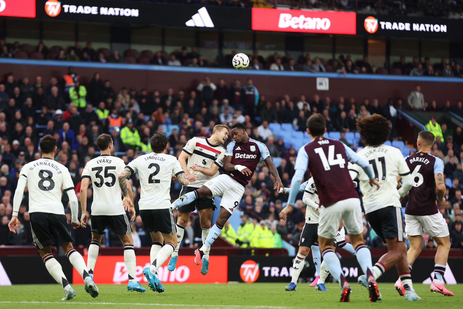 Aston Villa v Manchester United