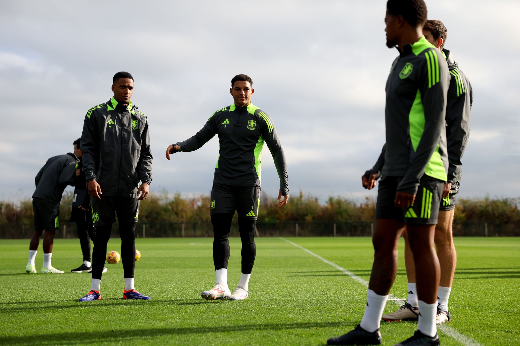 Aston Villa training pre-AFC Bournemouth