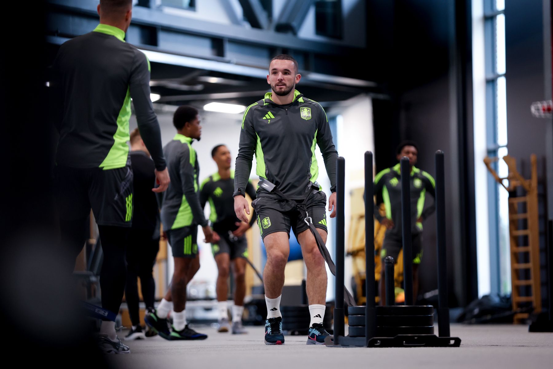 Aston Villa training pre-AFC Bournemouth