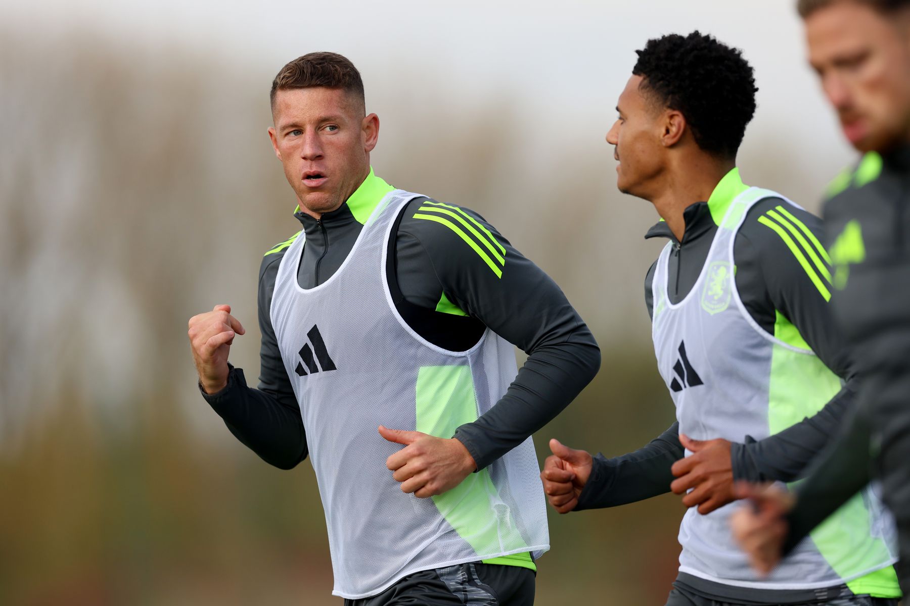 Aston Villa training pre-AFC Bournemouth