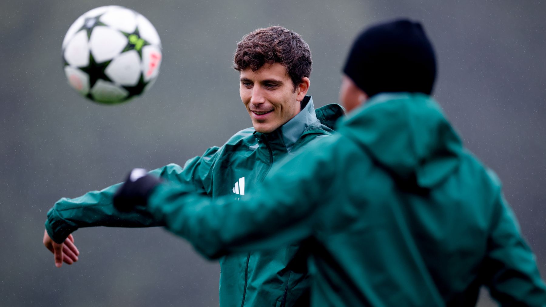 Aston Villa training pre-Bayern Munich