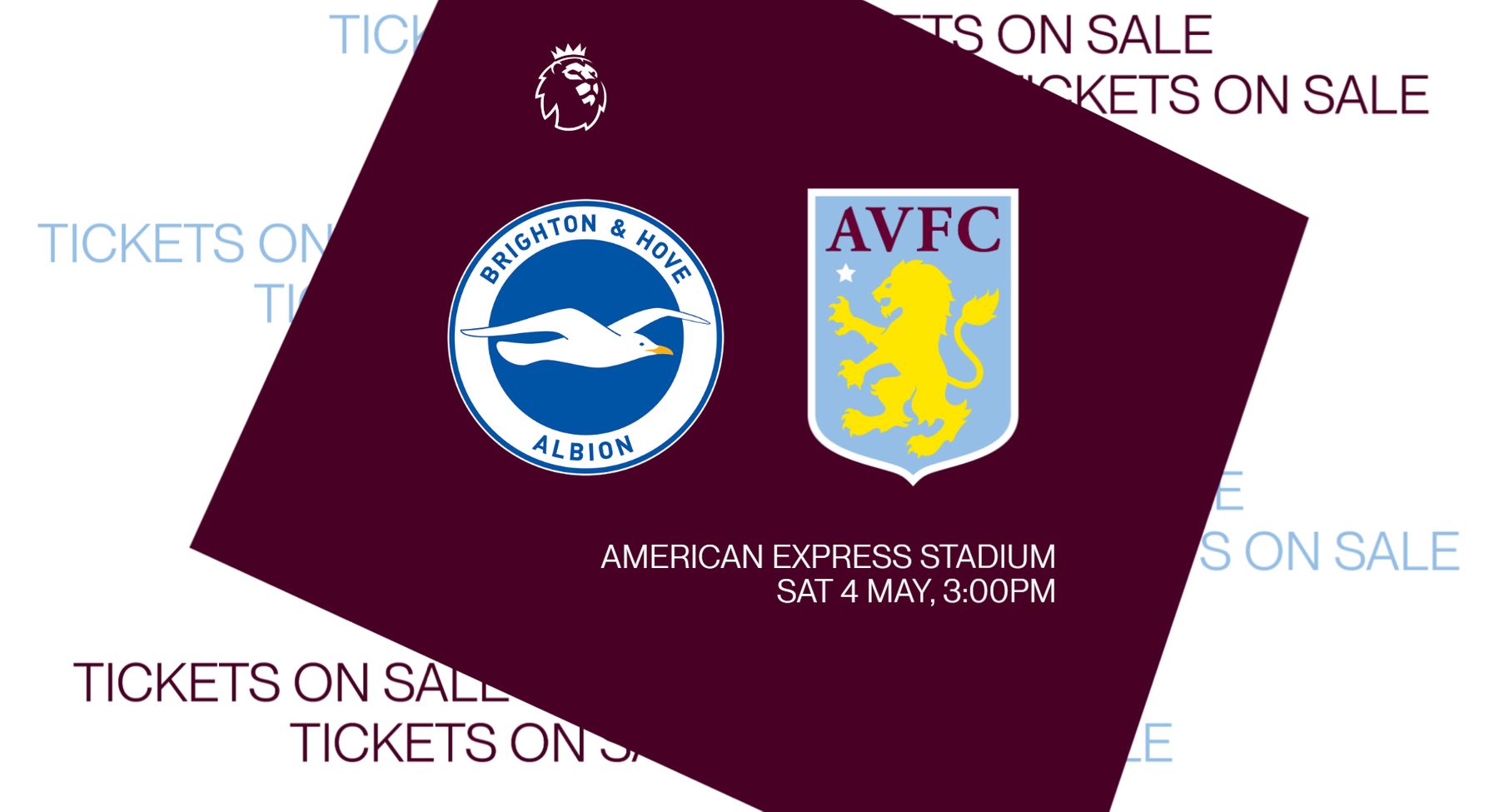 Brighton & Hove Albion v Aston Villa