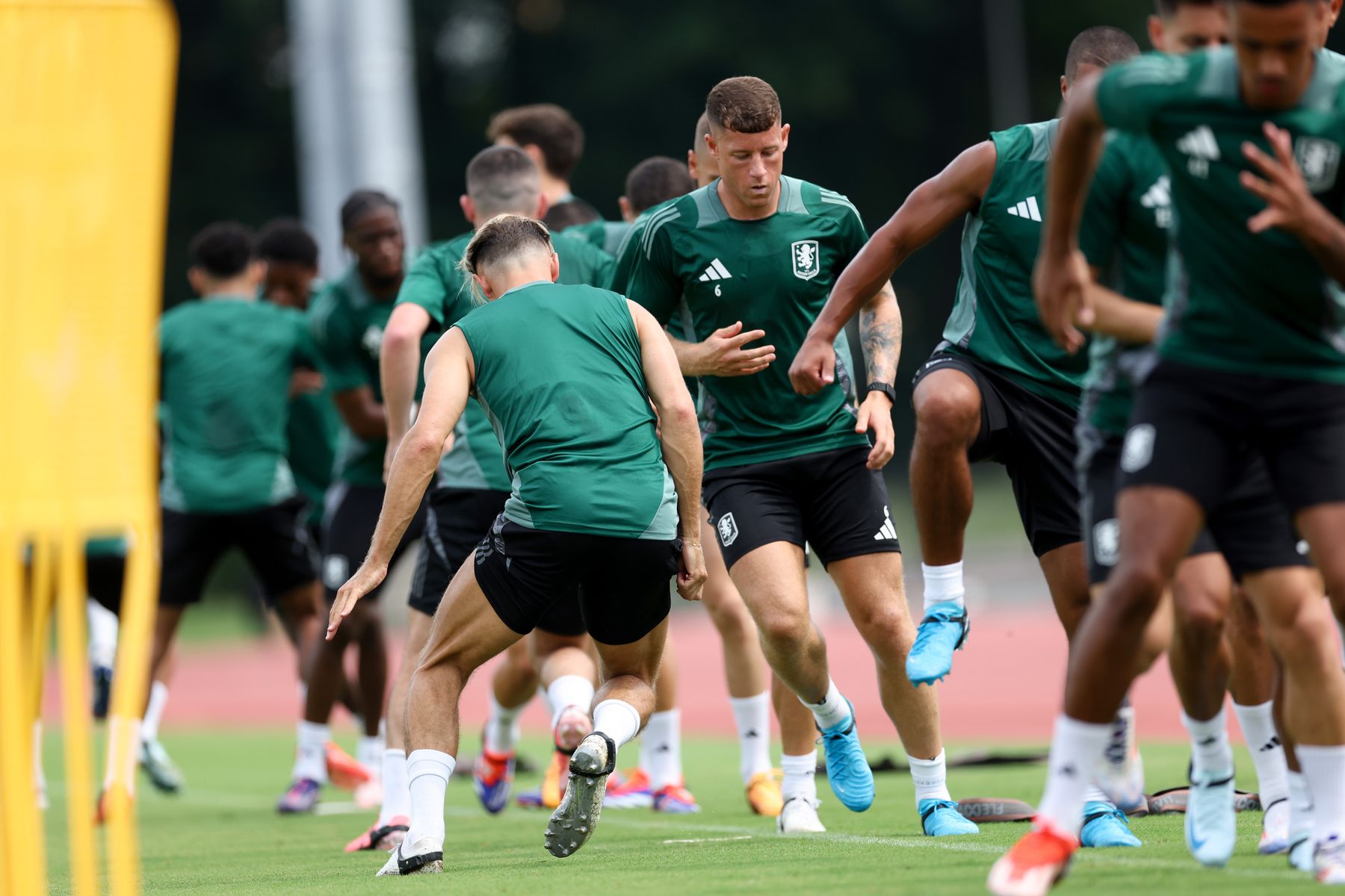 Aston Villa's second training session of USA pre-season tour