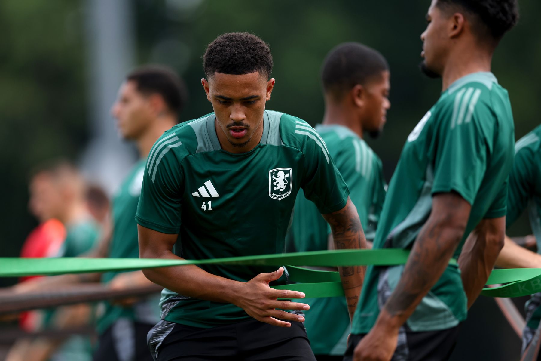 Aston Villa's second training session of USA pre-season tour