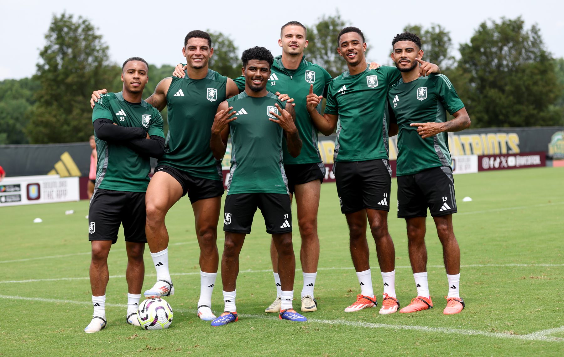 Aston Villa's second training session of USA pre-season tour