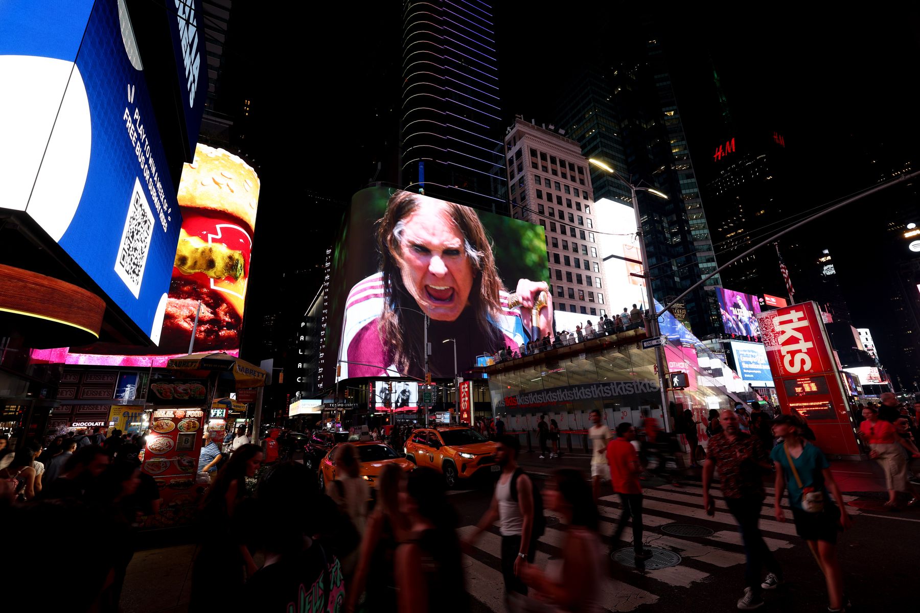 Aston Villa in Times Square, New York