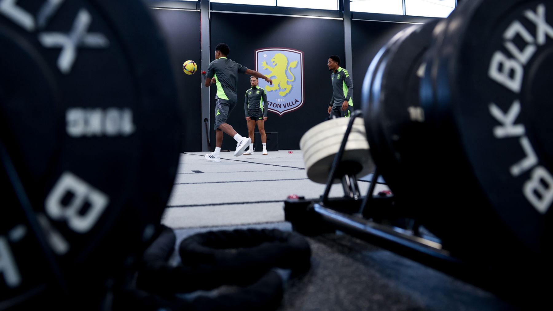 Aston Villa training pre-AFC Bournemouth