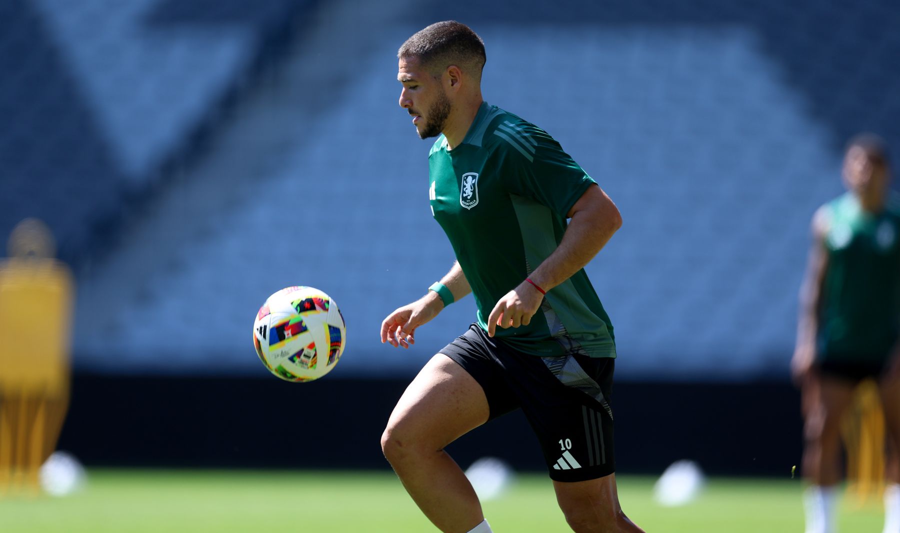 Aston Villa training ahead of Columbus Crew pre-season fixture